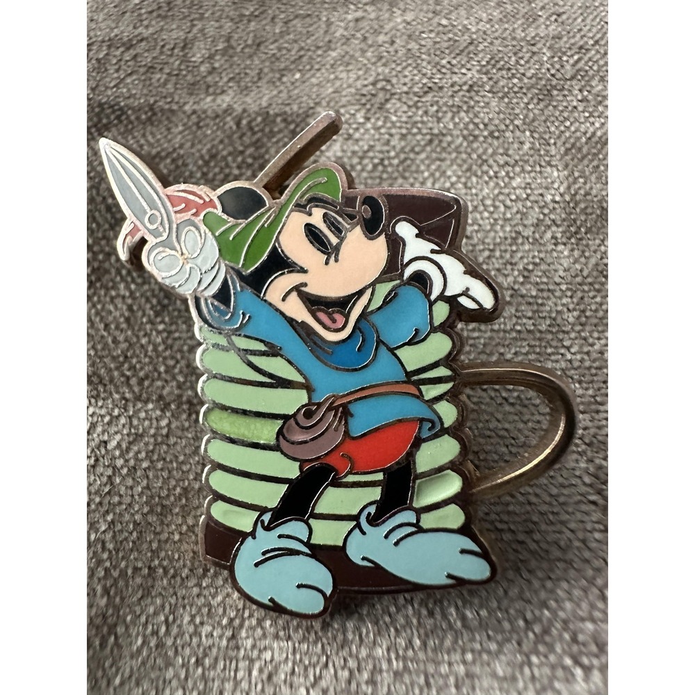 Disney‎ Parks Mickey Mouse Brave Little Tailor Spool Enamel Trading Pin 2008